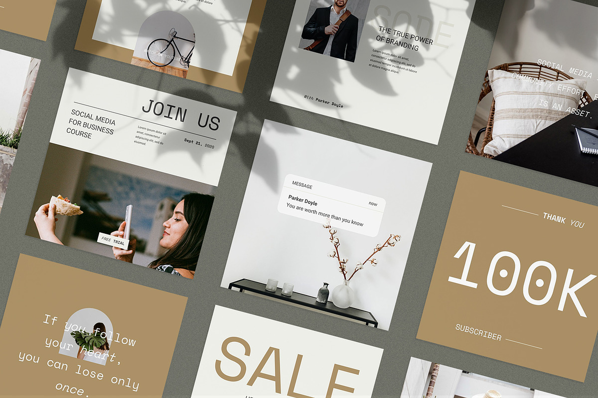 Influencer Instagram Pack | PS CANVA, a Social Media Template by Visuel Colonie® (Photo 2 of 18)