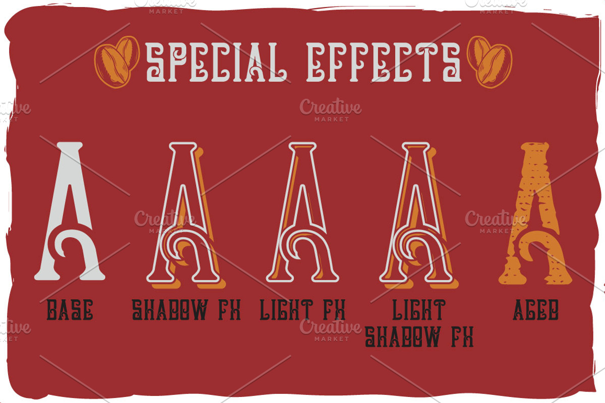 Handcrafted font "Raw Coffee" preview 2