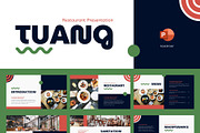 TUANG - Restaurant PowerPoint, a Presentation Template by Dankudraw (Thumbnail 1 of 6)