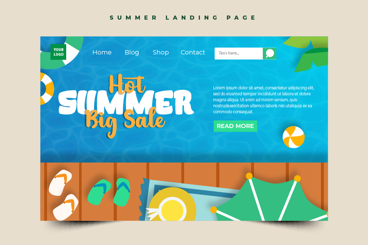 Summer Set Graphic Design V31, a Flyer Template by twinstd (Photo 5 of 6)