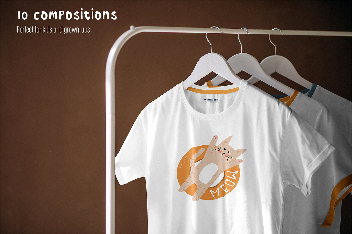 Meow-tastic cats on vacation, an Animal Illustration by PenguinArtStudio (Photo 4 of 11)