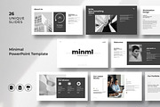 Minimal PowerPoint Template, a Presentation Template by Creative-Work (Thumbnail 1 of 5)