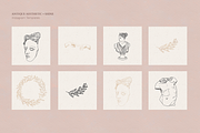 ANTIQUE AESTHETIC + SHINE templates, a Background Graphic by mamormo (Thumbnail 6 of 13)