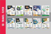 Travel Flyer Design, tour flyer set, a Flyer Template by Pavel_design (Thumbnail 1 of 11)