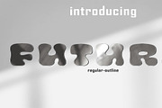 Futura Font, a Font by Dz Akali (Thumbnail 1 of 3)