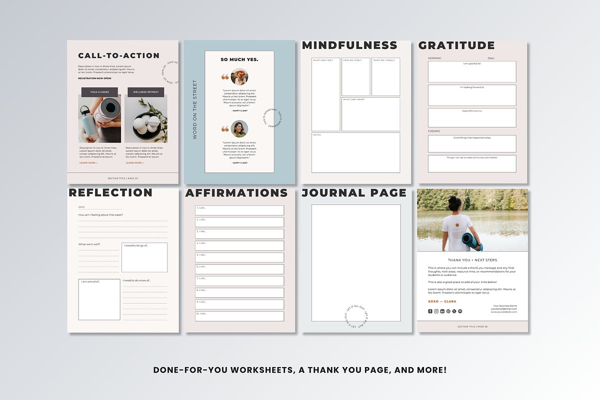 2-in-1 Canva Bundle | CLARA, a Templates & Theme by Erin Cassidy (Photo 7 of 17)