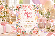 Wildflower Birthday Bundle Canva, a Marketing Template by KennedyStudio (Thumbnail 6 of 20)