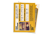 Retro 70s Baseball Card Template, a Design Template by Sports Card Templates (Thumbnail 2 of 2)
