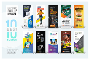 Best Corporate Rollup Banner Bundle