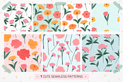 Spring elements, patterns, lettering, a Decorative Illustration by hanifa_design (Thumbnail 3 of 8)