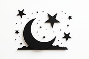 Crescent Moons and Star Silhouette, an Illustration by Amazin_art (Thumbnail 24 of 31)