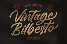 Vintage Bilbesto Modern Brush Font