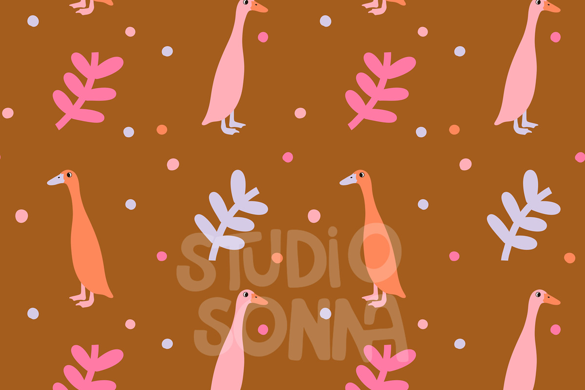 November Goose, a Pattern Graphic by StudioSonna (Photo 1 of 3)