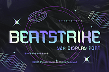 Beatstrike – Y2K Display Font