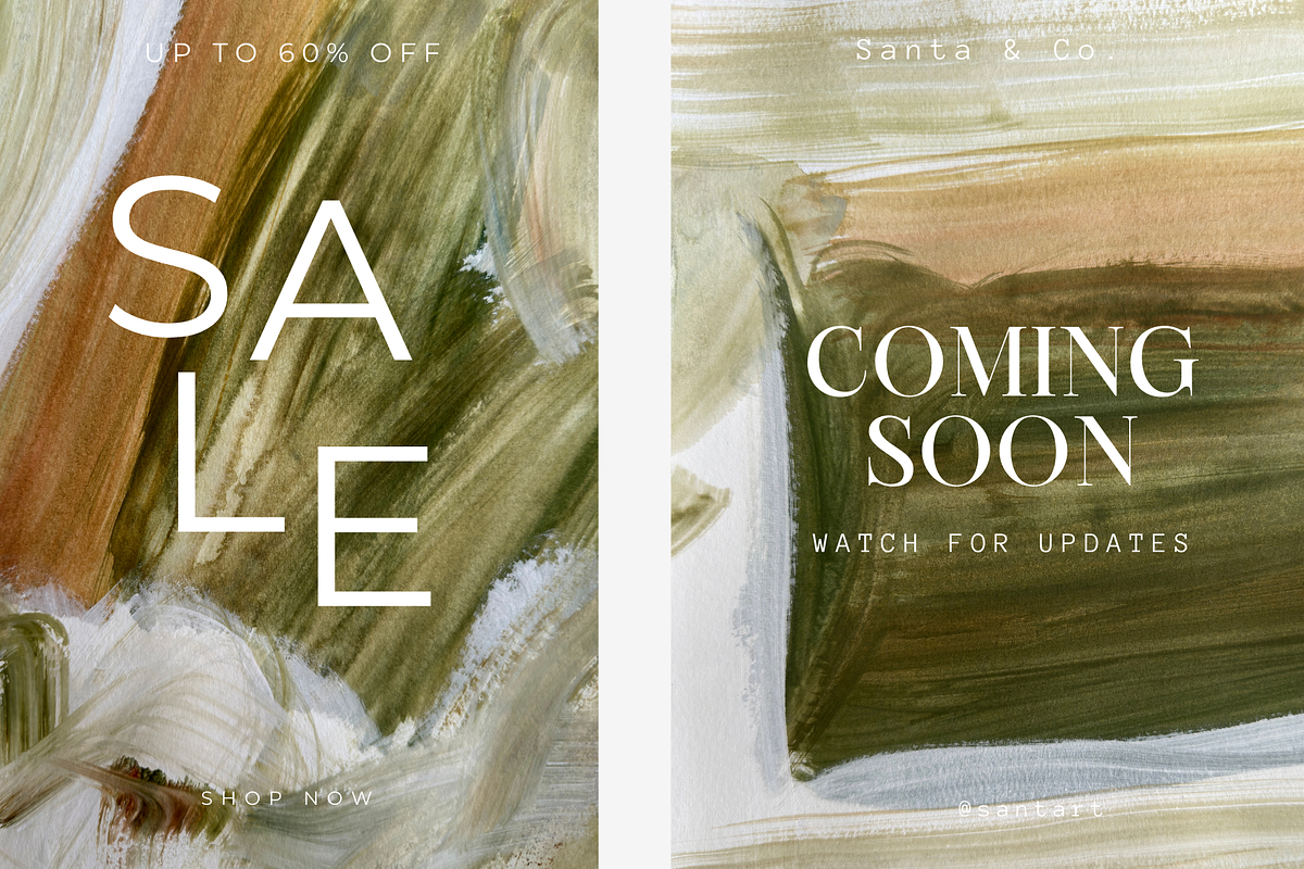 GREEN MODERN EXPRESSIVE ART, a Texture Illustration by identity.ART (Photo 5 of 8)