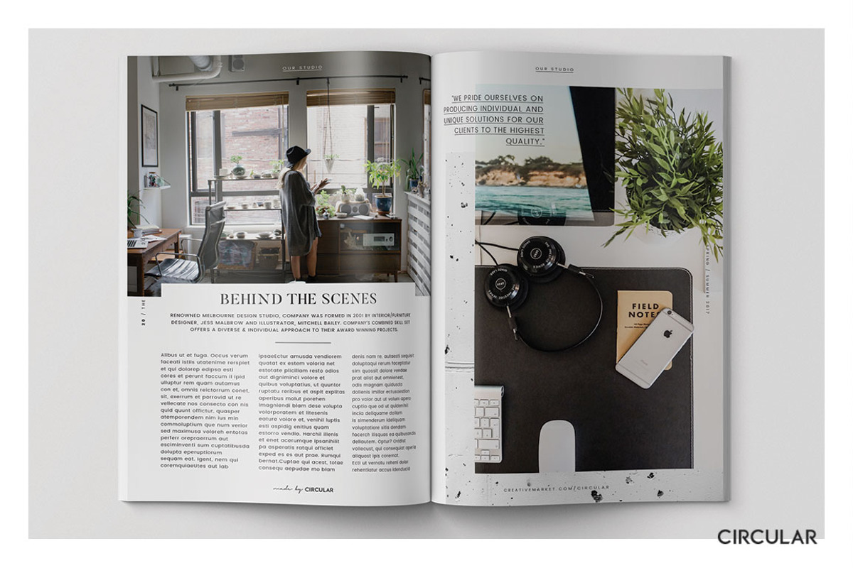 MODERN LUXE / Magazine & Brochure, a Magazine Template by Circular (Photo 5 of 10)