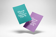 Floating Flyer Mockup Set, an Advertising Mockup by smishura (Thumbnail 4 of 5)
