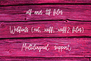 Girl Power font, a Script Font by doffdog (Thumbnail 3 of 10)