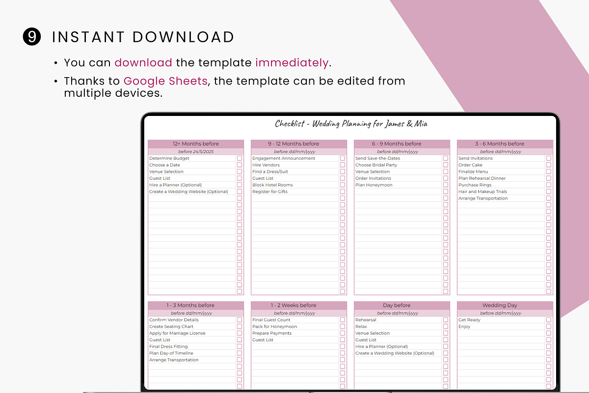 Wedding Planner Editable Toolkit, a Templates & Theme by MondaySpark (Photo 6 of 7)