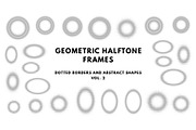 Geometric Halftone Frames Vol. 2, an Object Graphic by sivVector (Thumbnail 1 of 4)