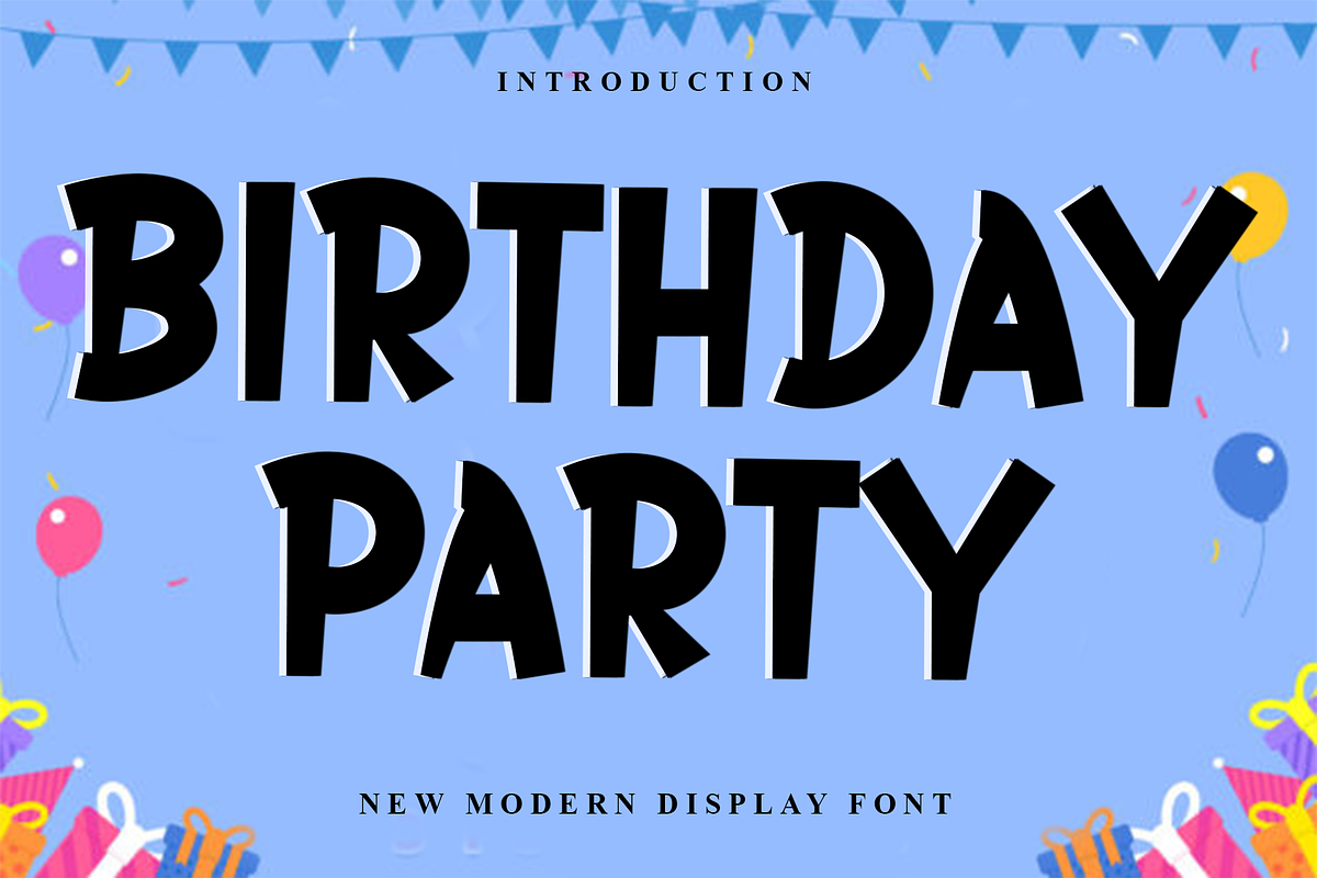 Birthday Party, a Script Font by FreshTypeINK (Photo 1 of 8)