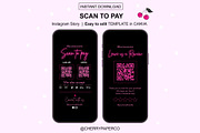 QR Code, Scan To Pay Sign Template, a Social Media Template by Cherry Paper Co (Thumbnail 4 of 6)