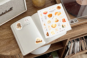 Whimsical Bichon: Kawaii Sticker Kit, an Animal Illustration by divanovskaya_nv (Thumbnail 4 of 18)
