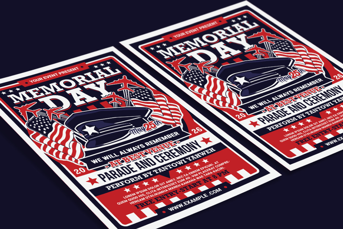 Memorial Day Flyer, a Flyer Template by Muhamad Iqbal hidayat (Photo 3 of 4)