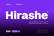 Hirashe - Modern Variable Fonts, a Sans Serif Font by Namara Creative Studio (Thumbnail 1 of 11)