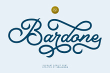 Bardone - Elegant Script Font