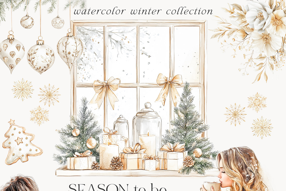 New! Winter Christmas Edition, a Seasonal Illustration by Isabelle Salem (Photo 10 of 227)