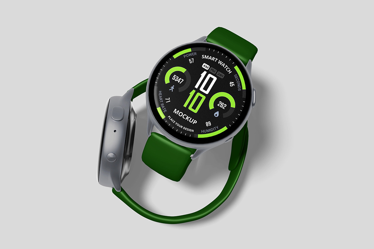 Smartwatch Mockup, a Product Mockup by bimockup (Photo 4 of 6)