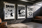 Metro Station Poster Mockup, a Mockup by Pitchlook.Studio (Thumbnail 4 of 4)