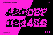 BRIMSTONE Font, a Font by Jordan Debney Art (Thumbnail 4 of 4)