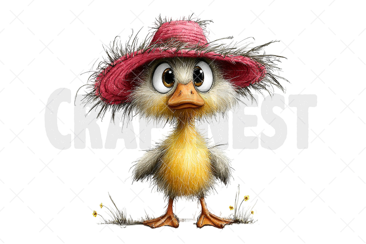 Summer Ducklings Clipart PNG, an Illustration by Craft Nest (Photo 11 of 12)