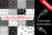 Hand-Drawn Ethnic Seamless Patterns, a Pattern Graphic by Maria Zebroff (Thumbnail 5 of 5)