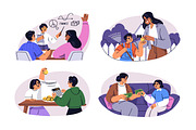 Kids and money concepts set, a Person Illustration by Good Studio (Thumbnail 2 of 3)