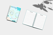 A5 Spiral Notebook Mockup, a Print Template by Beside Std (Thumbnail 1 of 7)