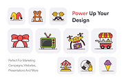 Party and Celebration Icons, a Duotone Icon by Brickclay (Thumbnail 3 of 9)