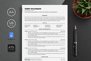 ATS Resume Template Google Docs