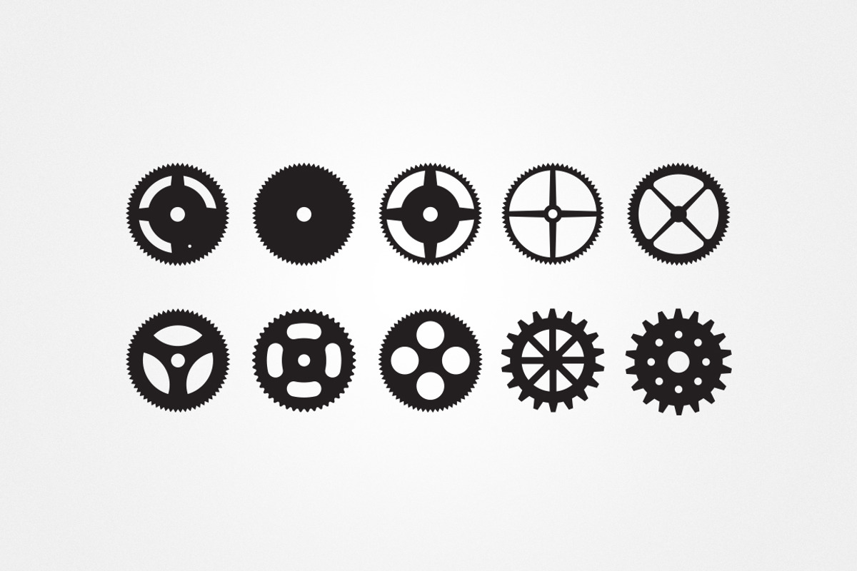 Gears - Vector Set preview 2