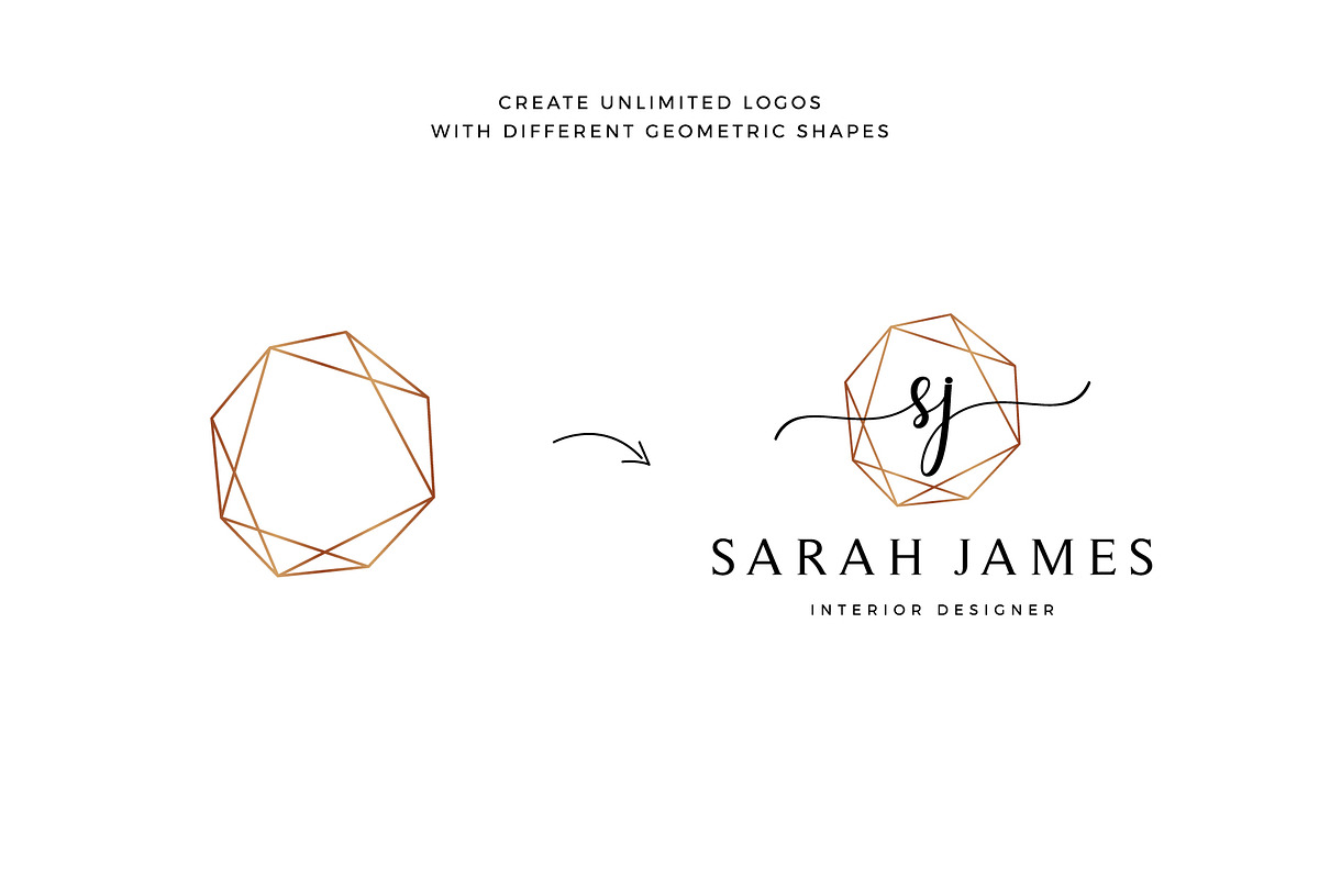 50 Geometric Frames, a Decorative Illustration by ChicGraphix (Photo 4 of 8)