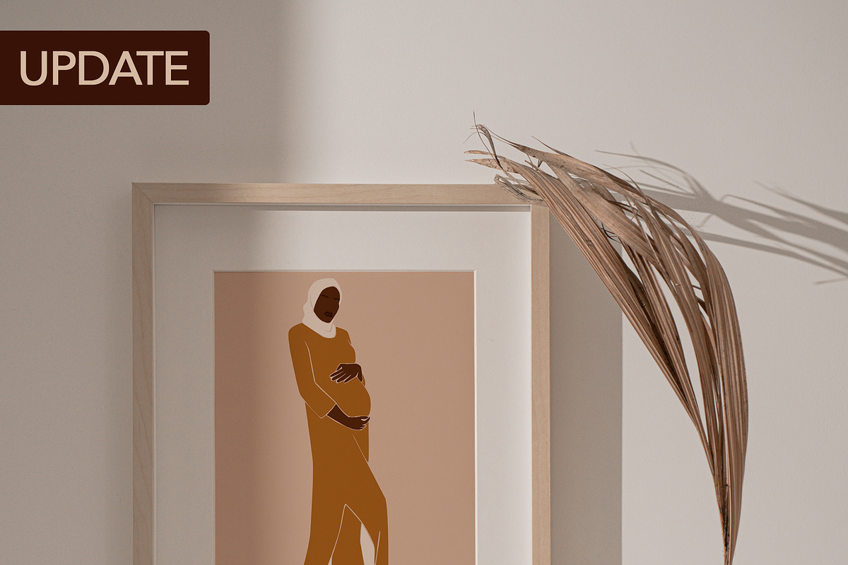PREGNANT female. Modern art., a Decorative Illustration by EasyArt (Photo 5 of 14)