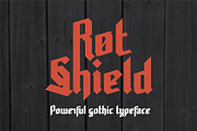 Rot Shield, a Blackletter Font by NREY (Thumbnail 2 of 5)