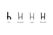Sansa font family-8font-Scandinavian, a Sans Serif Font by himoki (Thumbnail 2 of 9)