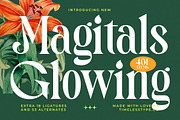 Magitals Glowing Modern Serif, a Serif Font by timelesstype.co (Thumbnail 1 of 20)