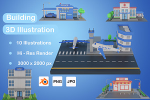 3D Building Pack