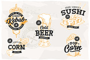 Street Food Retro Emblems, a Branding & Logo Template by Vecster (Thumbnail 4 of 6)