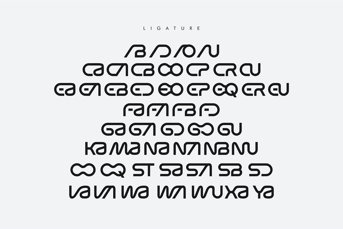 Moon Walk Font | Futuristic Font, a Sans Serif Font by WhymoreArt (Photo 8 of 10)