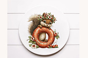 Whimsical Funny Summer Squirrel Clip, an Illustration by Designworld (Thumbnail 9 of 10)